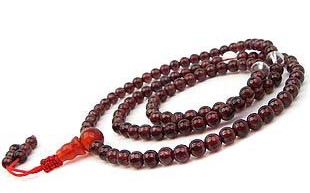 天然108颗石榴石手链 改善内分泌 调和气血 女人石