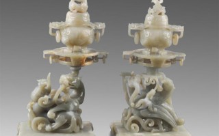 和田玉龙凤呈祥摆件