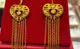 黄金耳环2021年最流行款式,最新款黄金耳环图片及价格