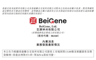 美股行情百济神州,百济神州美股2019年美股情况