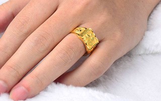 男士黄金戒指一般多少克合适图片男士黄金戒指一般多少克合适
