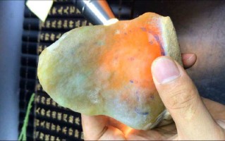 木那白黄沙皮原石皮壳红翡翠原石皮壳颜色