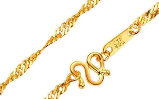 周大福黄金项链多少钱一克周大福金项链的价格一般在多少左右