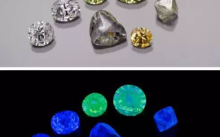 钻石荧光分为5个等级钻石荧光分为5个等级颜色