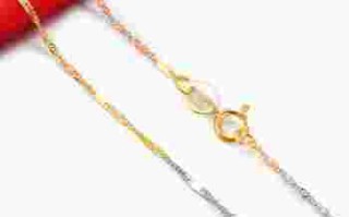 三色金项链多少钱一克三色金项链多少钱一克啊