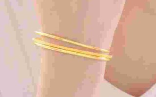 10克黄金手镯有多大图片10克黄金手镯图片