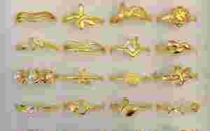 女士黄金戒指款式大全图片黄金戒指款式大全图片