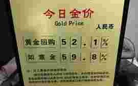 银行黄金价格行情银行黄金价格
