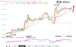 主次节奏：美指反攻上行，日内继续看涨