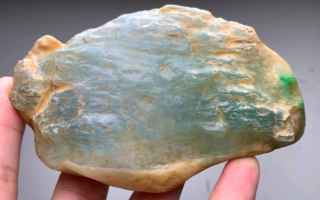 木那冰种翡翠原石炭晶板,木那冰种翡翠原石