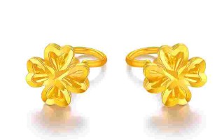 4克黄金耳环图片5克黄金耳环图片及价格