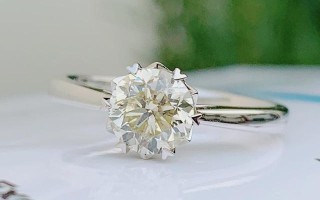 10克拉钻戒图片,1克拉钻戒图片