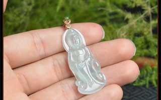 冰种翡翠观音图片价格,老坑冰种翡翠观音