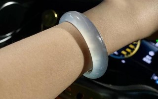 圆条蓝紫翡翠手镯,老翡翠手镯圆条