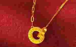 黄金项链的图片全部黄金项链真实图片,拍照图片