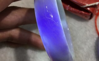 茄紫翡翠手镯紫罗兰茄子紫原石