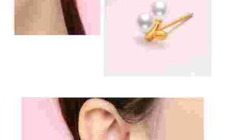 2克耳钉有多大2克或3克金耳钉图片