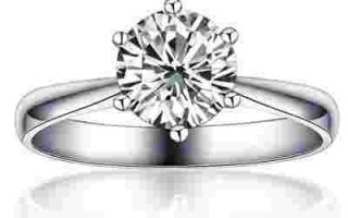 白金钻戒价格查询表白金钻戒多少钱一克拉