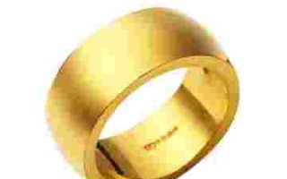 50克黄金戒指图片男款黄金戒指50克是什么样的