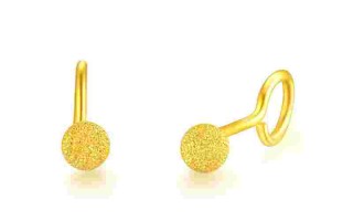 一对黄金耳钉多少钱黄金耳钉一对一般多少克