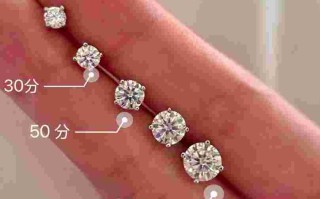 钻戒1克拉和50分哪个好看,钻石一克拉和50分大小对比