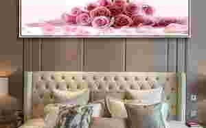 卧室床头画有什么讲究,卧室床头钻石画