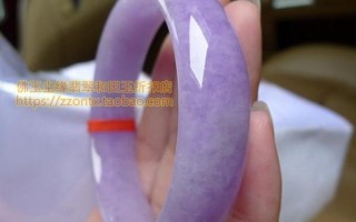 紫罗兰翡翠手镯,翡翠手镯紫色细圈