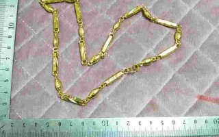 15克黄金项链有多粗图片15克金项链有多大图片