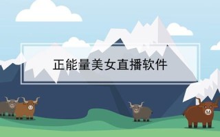 直播软件你懂得正能量正能量直播APP