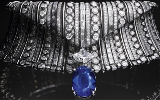 Louis Vuitton 路易威登 Wave 浪辉蓝宝石项链 充满力量的巨浪之巅!