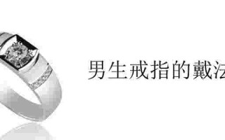 男生戒指的戴法图解,男生戒指的戴法图解 图片欣赏