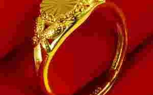 女士金戒指图片大全 新款,女士黄金戒指款式图片