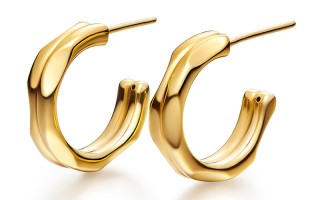 圆形金耳环变形了怎么办图片,圆形金耳环变形了怎么办