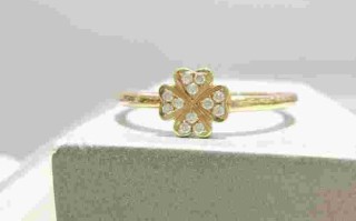 四叶草黄金戒指图片大全四叶草黄金戒指图片