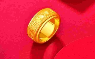 黄金戒指男生图片,黄金戒指男