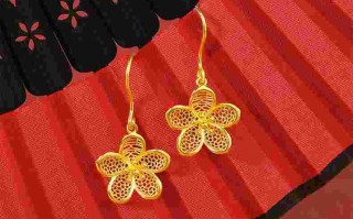五克黄金耳环多少钱一对5克金耳环图片及价格