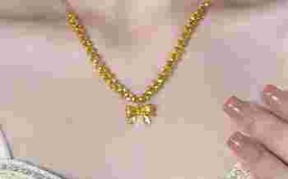 黄金项链女款一般多少克黄金项链女款