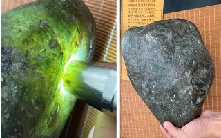 翡翠原石会卡是什么意思红皮会卡翡翠原石的特点