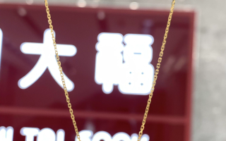 周大福项链钻石吊坠后边标do549sl是什么意思,周大福项链钻石