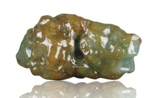 翡翠原石帝王绿180亿四通卡翡翠原石鉴别