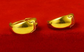 金耳环后面的圈断了怎么办图片,金耳环后面的圈断了怎么办