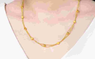 中国黄金项链图片女款黄金项链图片女款新款