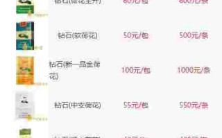 荷花钻石多少钱一盒6mg,荷花钻石多少钱一盒