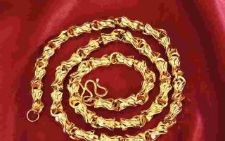 男士黄金20克项链图片,男士黄金项链20克有多大