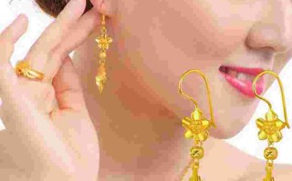 今年流行的金耳环款式,今年流行的黄金耳钉款式
