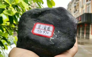 翡翠手镯有黑色杂质翡翠黑乌沙手镯