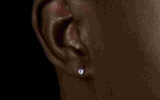 男士钻石耳钉 戴多大合适,男士钻石耳钉