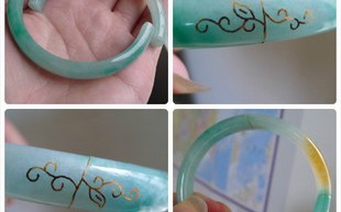 翡翠手镯包金可以碰到水吗翡翠手镯装金