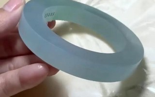 糯种晴底手镯深晴底翡翠手镯