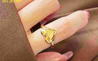 克罗心纯金戒指纯金戒指